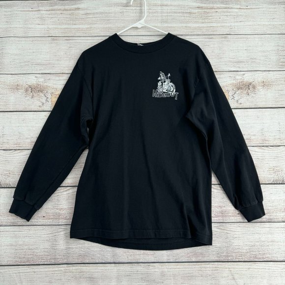 The Hideout 2003 Thunder in the Back Country Long Sleeve T-Shirt Men’s XL Black - Picture 2 of 9